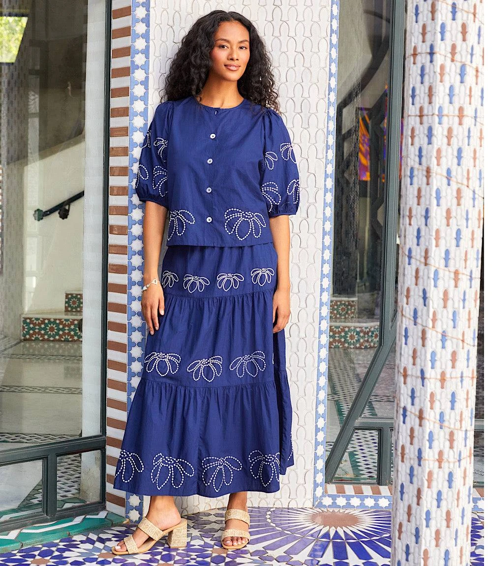 Embroidered Puff Sleeve Shirt 9 Embroidered Puff Sleeve Shirt - Image 9