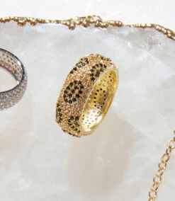 Leopard Crystal Ring