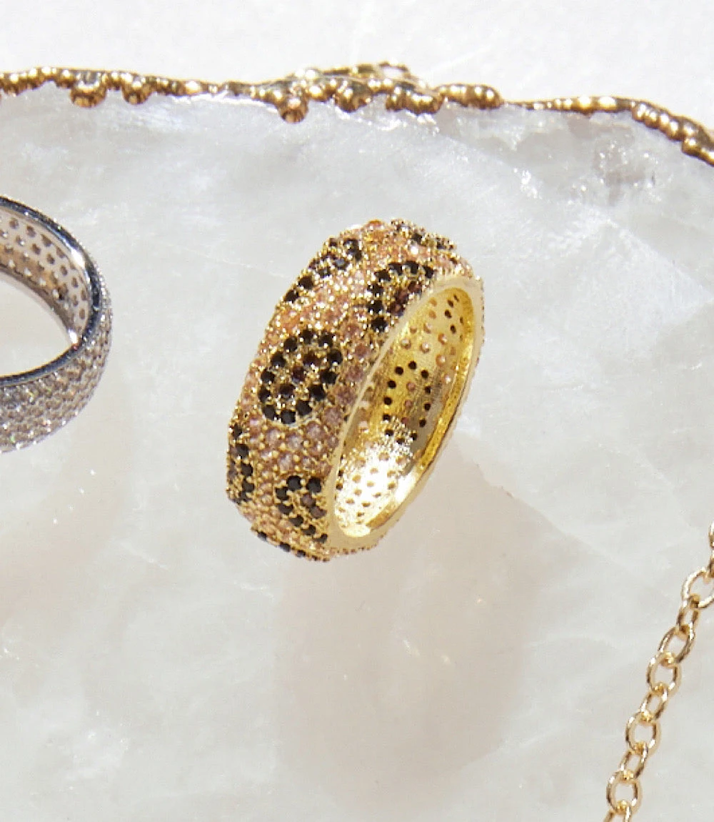 Leopard Crystal Ring 1 Leopard Crystal Ring