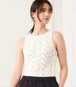 Crochet Sweater Tank -Karen Kane Store D6226B92 2618 4283 9529 6C95A6A9B64D