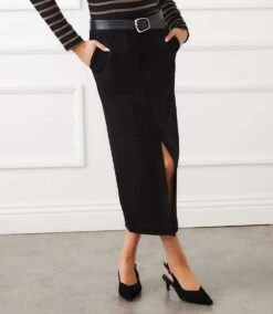 Lizbeth Front Slit Skirt