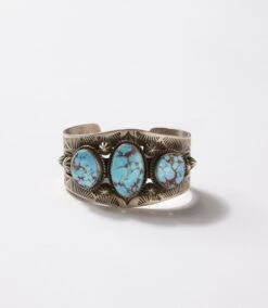 Golden Hill Turquoise Embellished Cuff Bracelet