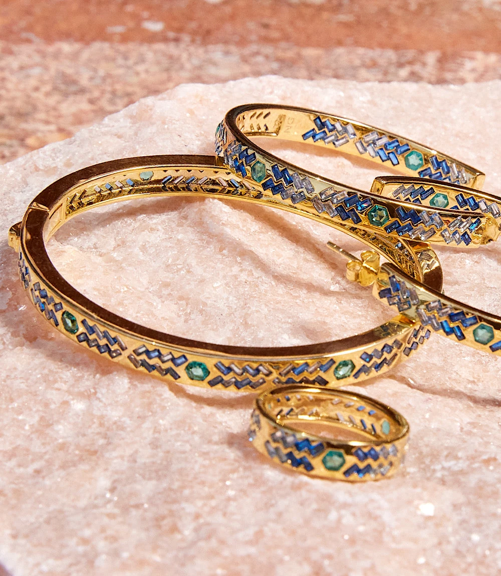 Crystal Inlay Bracelet 4 Crystal Inlay Bracelet - Image 4