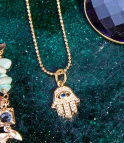 Hamsa Pendant Necklace