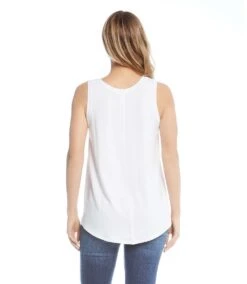 Tank Top 8 Tank Top -Karen Kane Store L12175 white 002 80100989 c833 4ecc a9c6 6d39a2e3f7bc