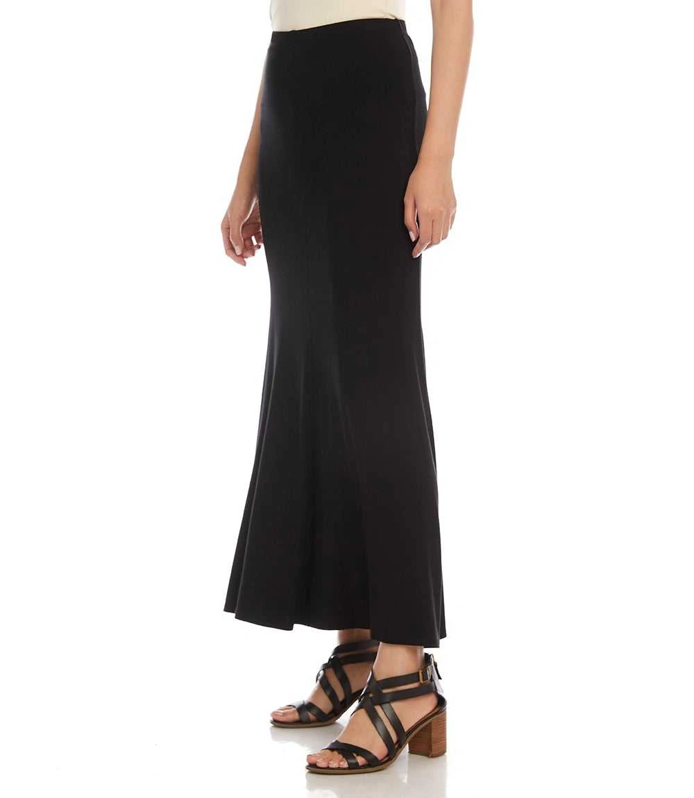 Pull On Maxi Flare Skirt 3 Pull On Maxi Flare Skirt - Image 3