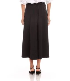 Midi Circle Skirt 6 Midi Circle Skirt -Karen Kane Store L51100 BLK karenkane 2025 Spring 00 3