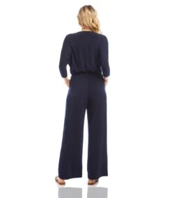 Petite Size Travel Jersey Jumpsuit -Karen Kane Store L51500P NAV karenkane 2024 winter 00 3