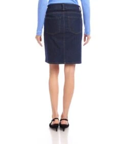 Denim Short Skirt -Karen Kane Store L66510 IND karenkane 2025 fall 00 3