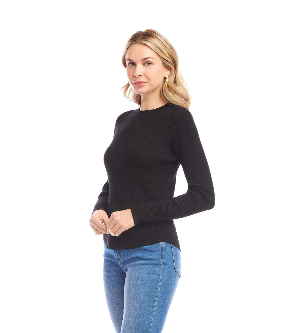 Ribbed Crewneck Sweater 2 Ribbed Crewneck Sweater - Image 2