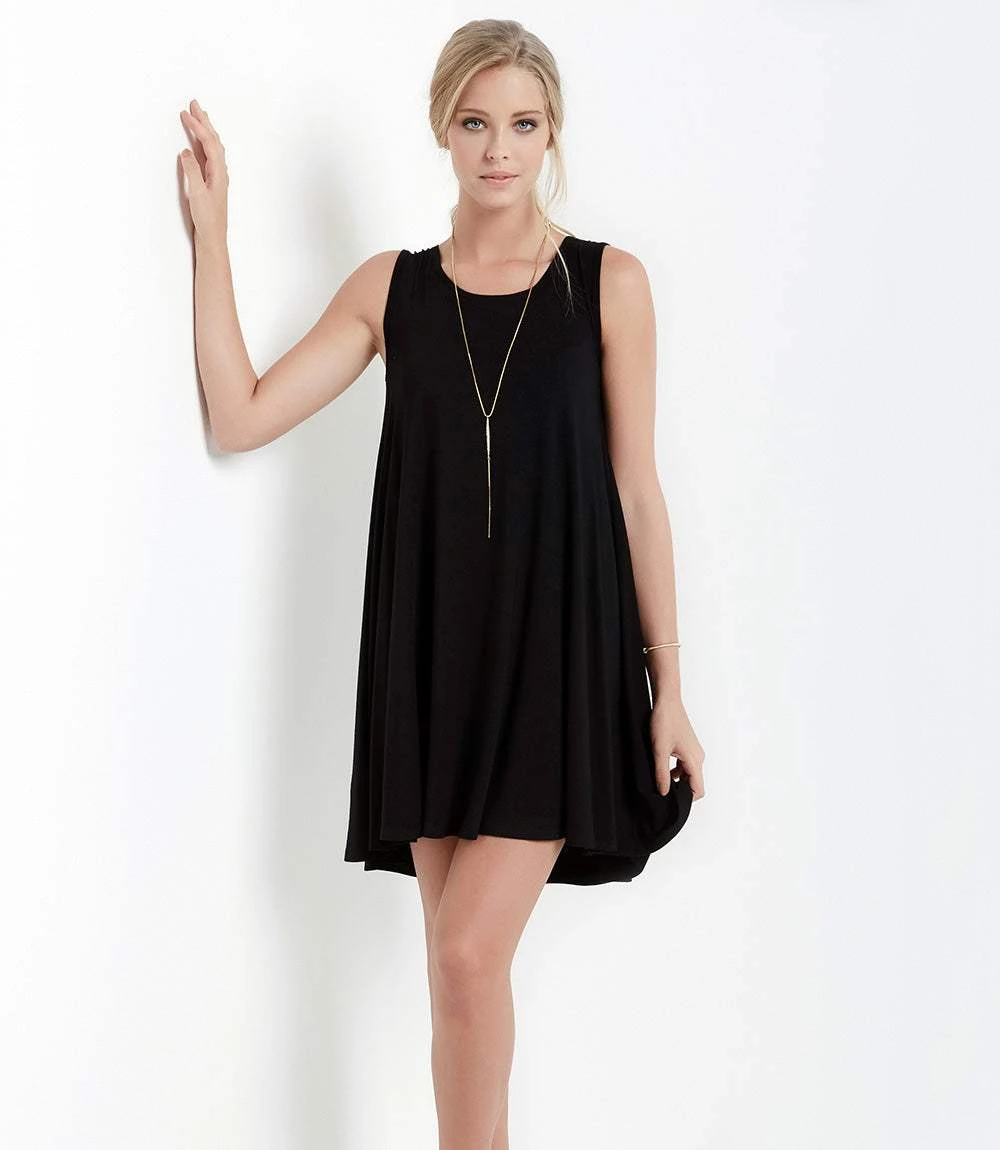 Sleeveless Maggie Trapeze Dress 1 Sleeveless Maggie Trapeze Dress