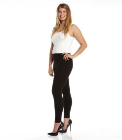 Plus Size Leggings -Karen Kane Store black 3 zoom 4e7d01bd 4943 4f3d a5a8 05b5f1d74349