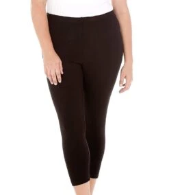 Plus Size Leggings -Karen Kane Store black 4 zoom 1740d784 97cd 45f5 9625 b2157311940d