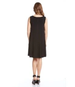 Sleeveless Maggie Trapeze Dress 8 Sleeveless Maggie Trapeze Dress -Karen Kane Store black 4 zoom 521f1a8c 2948 43d2 ab46 e7b10a87f096