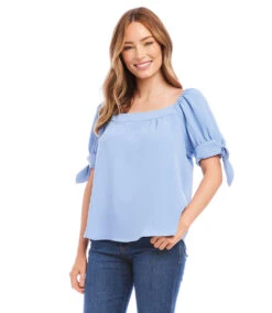 Petite Size Square Neck Top
