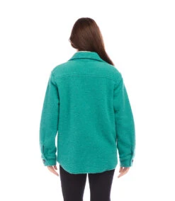 Brushed Shirt Jacket -Karen Kane Store karenkane 2024 fall 3L08300 GLS 003