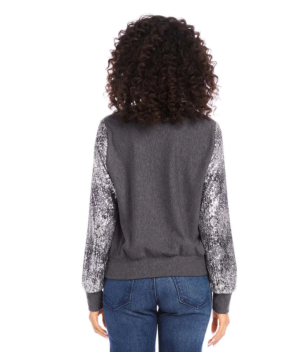 Sequin Sleeve Top 3 Sequin Sleeve Top - Image 3