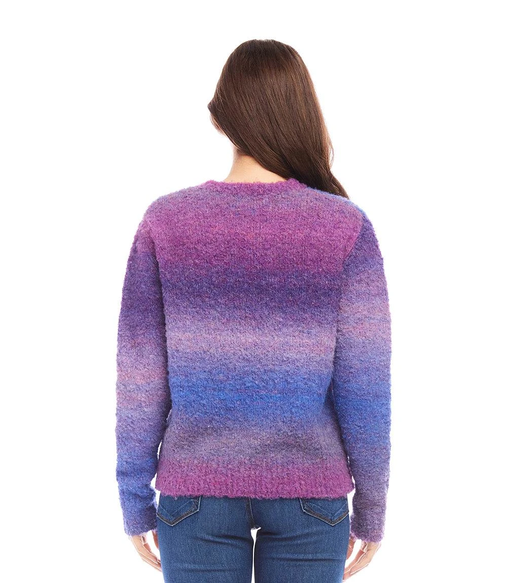 Petite Size Ombre Boucle Sweater 4 Petite Size Ombre Boucle Sweater - Image 4