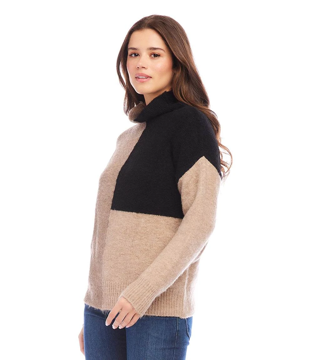Petite Size Colorblock Sweater 4 Petite Size Colorblock Sweater - Image 4
