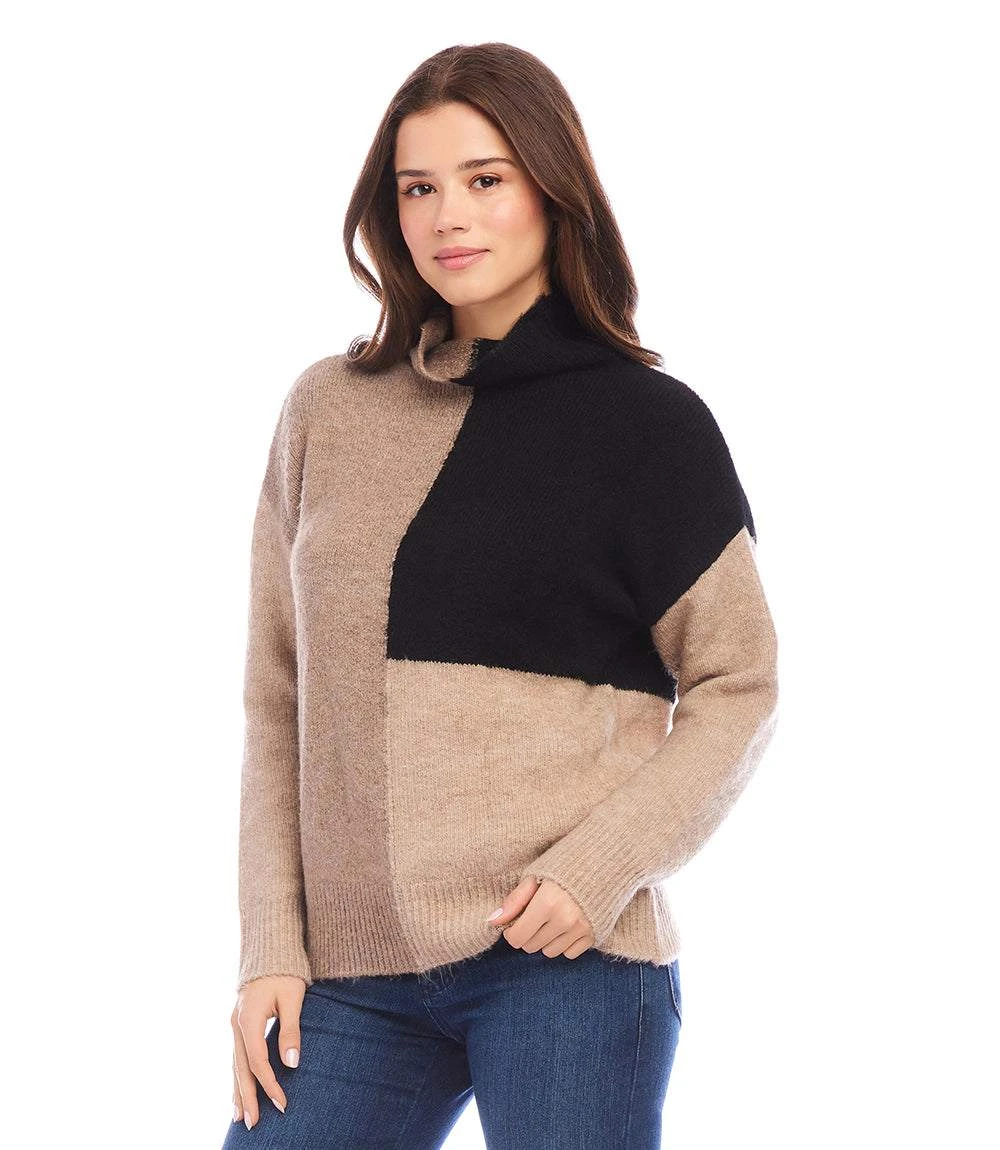 Petite Size Colorblock Sweater 6 Petite Size Colorblock Sweater - Image 6