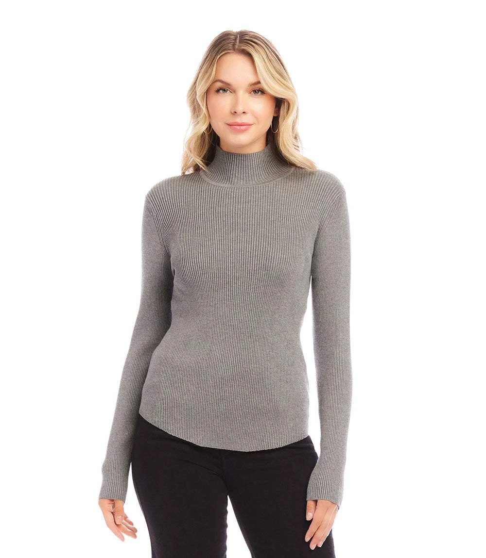 Ribbed Turtleneck Sweater 2 Ribbed Turtleneck Sweater - Image 2