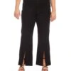 Plus Size Front Slit Pants