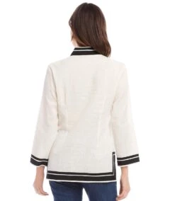 Petite Size The St. Tropez Tunic -Karen Kane Store karenkane 2024 summer 2L00402 OFB 003 bfe9f75d 0df9 43ef a2f0 d731c77681d9