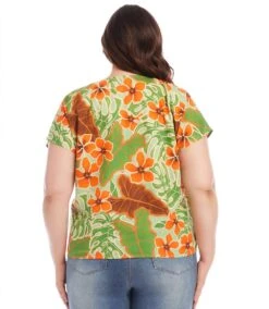 Plus Size Dolman Sleeve Top 6 Plus Size Dolman Sleeve Top -Karen Kane Store karenkane 2024 summer 2L01702W PRT 003