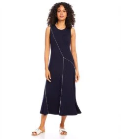 Reverse Seam Dress 8 Reverse Seam Dress -Karen Kane Store karenkane 2024 summer L13004 NAV 001