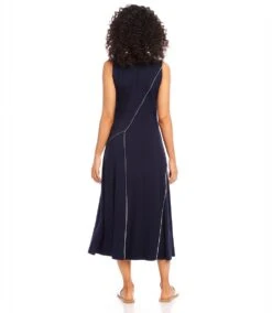 Reverse Seam Dress 10 Reverse Seam Dress -Karen Kane Store karenkane 2024 summer L14000 NAV 003