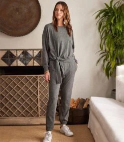 Petite Size Side Sweatshirt