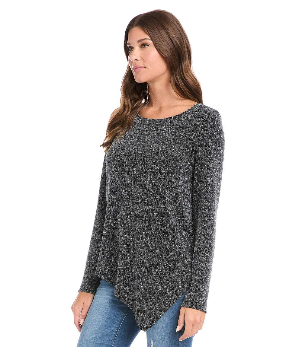 Long Sleeve Asymmetric Hem Top 3 Long Sleeve Asymmetric Hem Top - Image 3