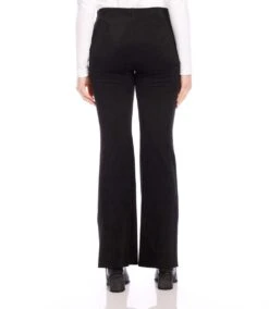 Faux Suede Bootcut Pants 6 Faux Suede Bootcut Pants -Karen Kane Store karenkane 2024 winter L71505 BLK 00 3
